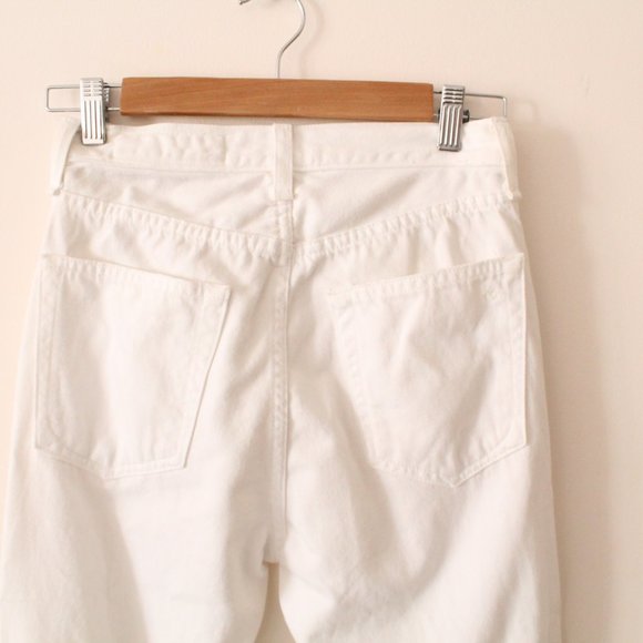 Rag & Bone Marilyn Crop Flare Jeans Distressed White Size 26 - Picture 4 of 9